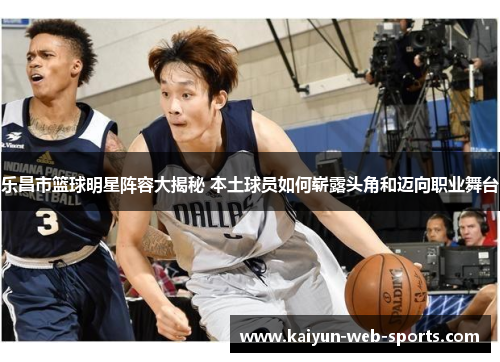 乐昌市篮球明星阵容大揭秘 本土球员如何崭露头角和迈向职业舞台